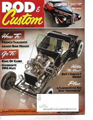 ROD & CUSTOM 2014 JAN - FRENCH TAILLIGHTS, ADJUST RIDE HEIGHT, GOODGUYS PPG NATS